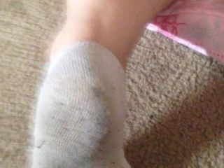 wife Anal with socks