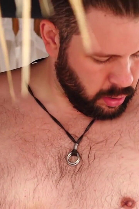 BEARFILMS - Solo outdoor masturbation with bear Adam Jones