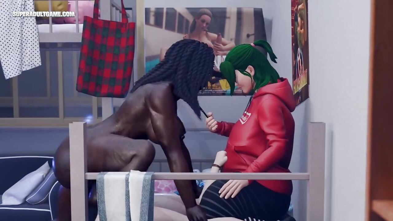 Two Futa Girls Hardcore Sex – Big Cock Slams Into Her Tight Hole ( 3D Realistic )