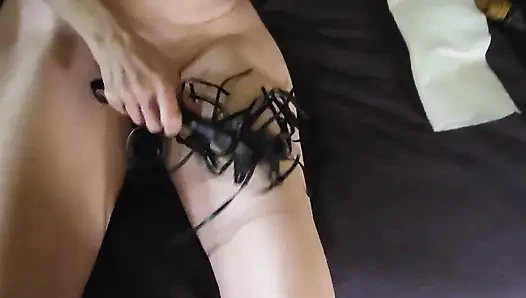 Goode Girl Flogging and Paddling Balls Practice