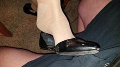 Sexy taglia sette, mezzo lavoro di scarpe d'Orsay