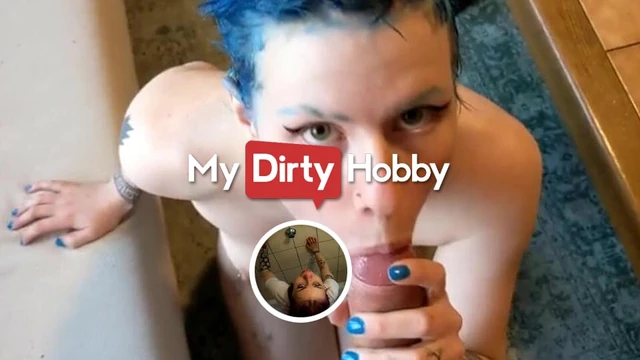 MyDirtyHobby - Gorgeous home blowjob