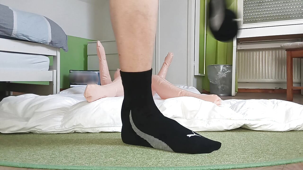Sexdoll Creampie Fuck Masturbation in Socks From Rene