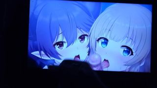 Anime Sop - трибьют спермы для 2-х девушек