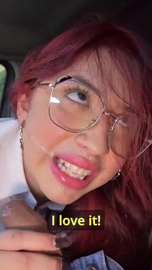 Schoolgirl Swallows Step-Daddy’s Load in the Car, Then Begs Him to Pound Her Raw at Home | Clip 1