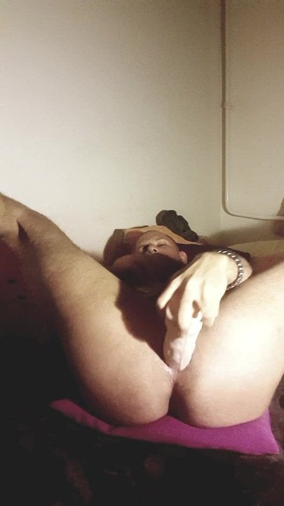Fucking my ass with a dildo