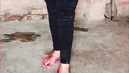 Горячее видео индийской деревни студентка Деши, сексуальная девушка из колледжа 1