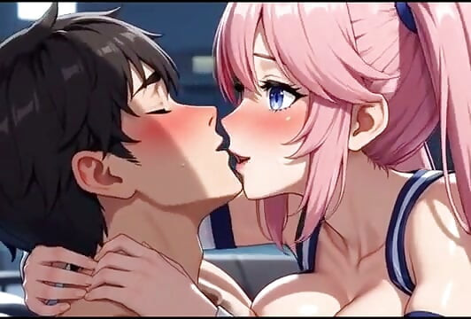 After big game sexy college cheerleader give fucking reward to captain animation