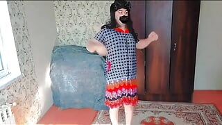 Sissy Crossdresser Sexy Dress Big Ass White Gay Boy Lady Boy Sexy Model