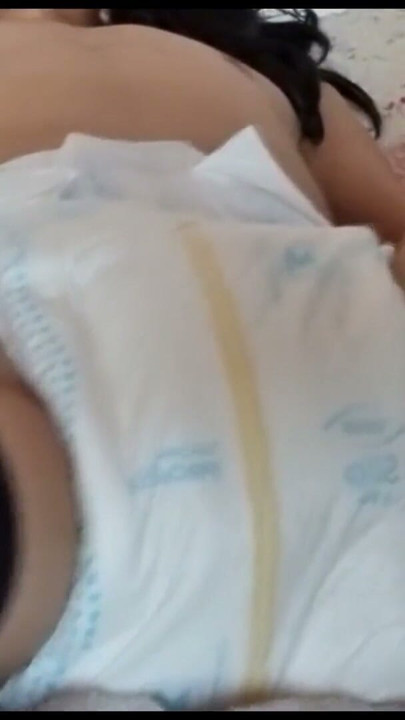 Sissy Plugged And Diaper Changed | Clip 1