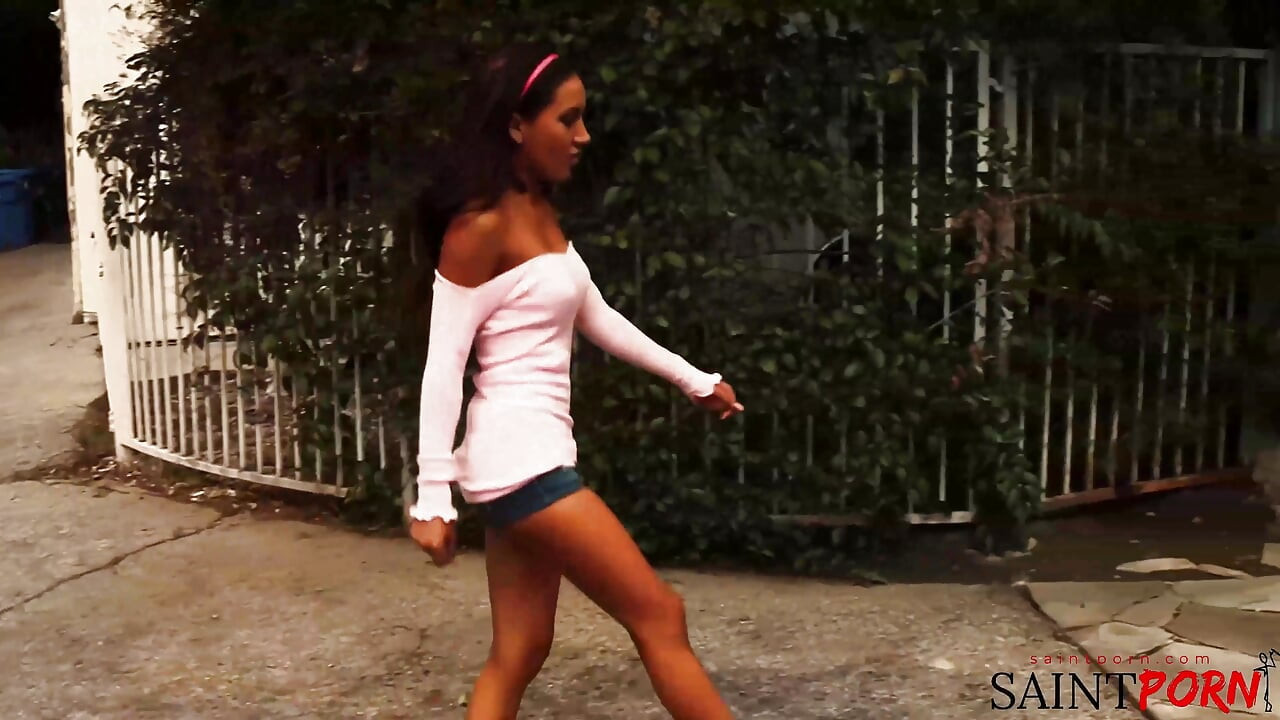 Amia Stays Late After Babysitting and Ends up in Bed with Darcy and Chris