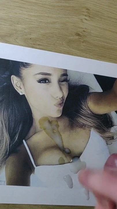 Ariana Grande Cum Tribute 1