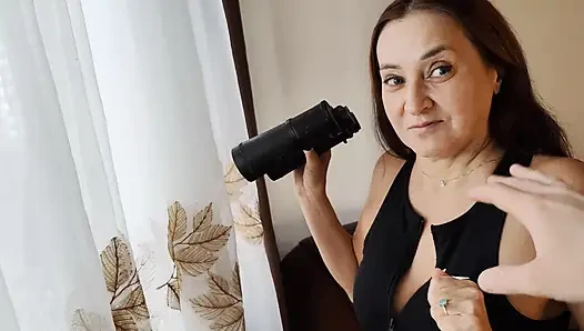 Voyeurs - Meine Frau Und Ich Beobachten Durch Ferngläser Und Haben Sex