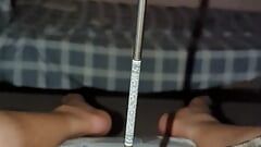 10-дюймовая стальная палочка (палочки для еды) малайзийского любителя с уретральным зондом