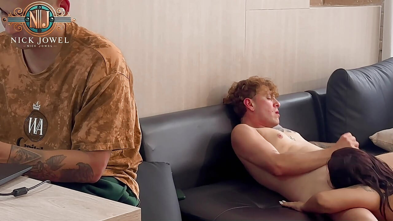 I Fuck My Friend's Wife While He Works on the Computer