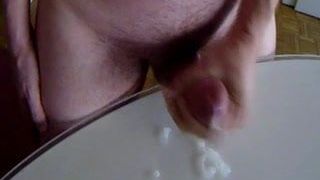 Orgasmo bombeando esperma