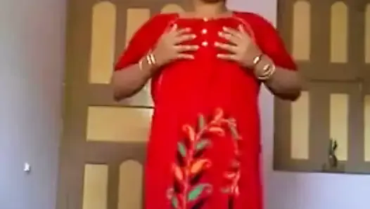 Indyjski duży cycki dziewczyna sexy nagie selfie