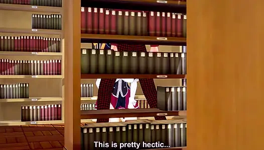 Akeno gibt mir einen blowjob in einer öffentlichen bibliothek - AUF DERER, DEREN NTR Madness Serie