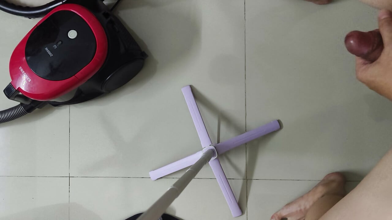 用吸尘器射精
