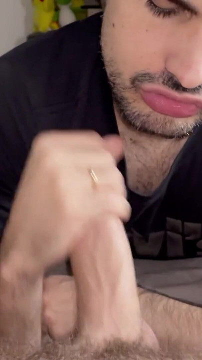sucking my friend big dick, big cumshot | Clip 3