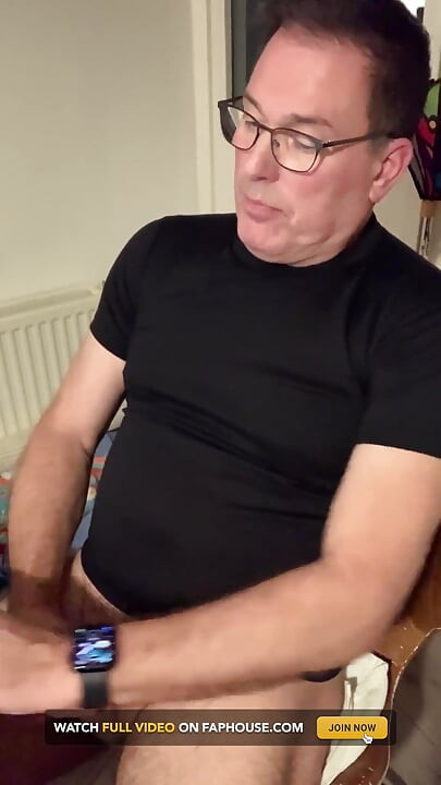Jerking--off Before Bed at the Table. Nice Ogasm