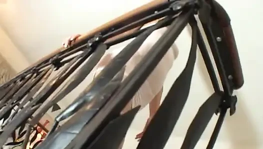 Hot slut gets all her holes stuffed...