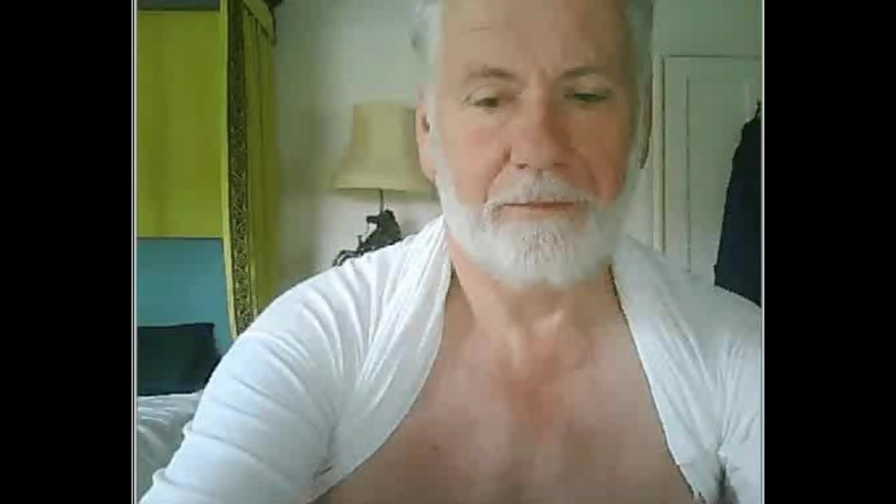 grandpa cum on webcam