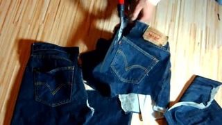 Уничтожая джинсы
