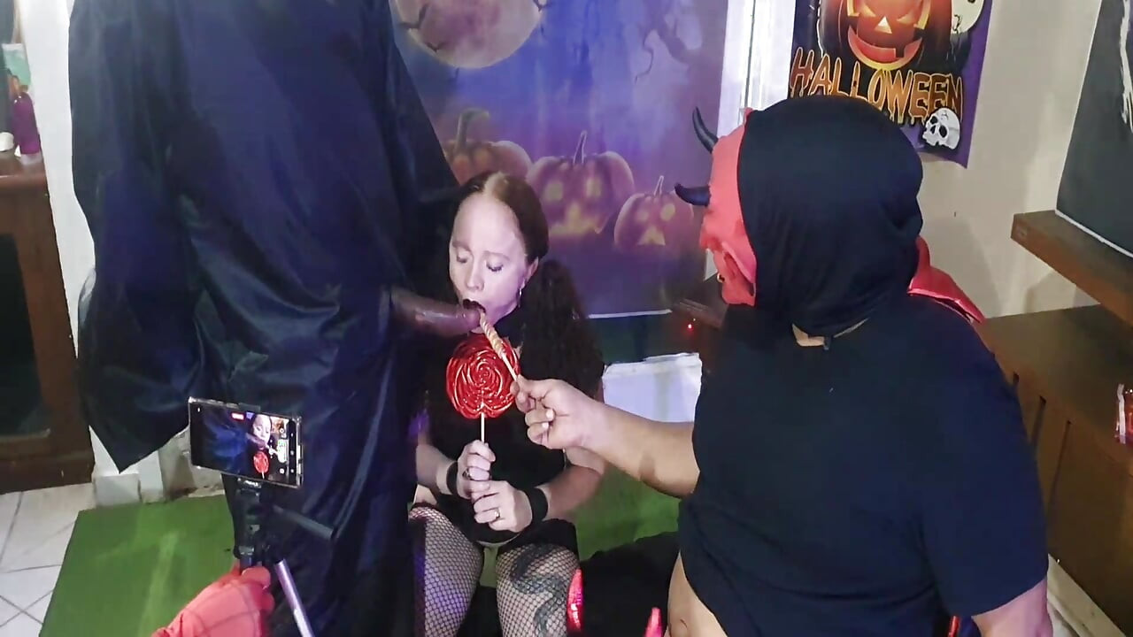 Halloween Orgy at Paty's House