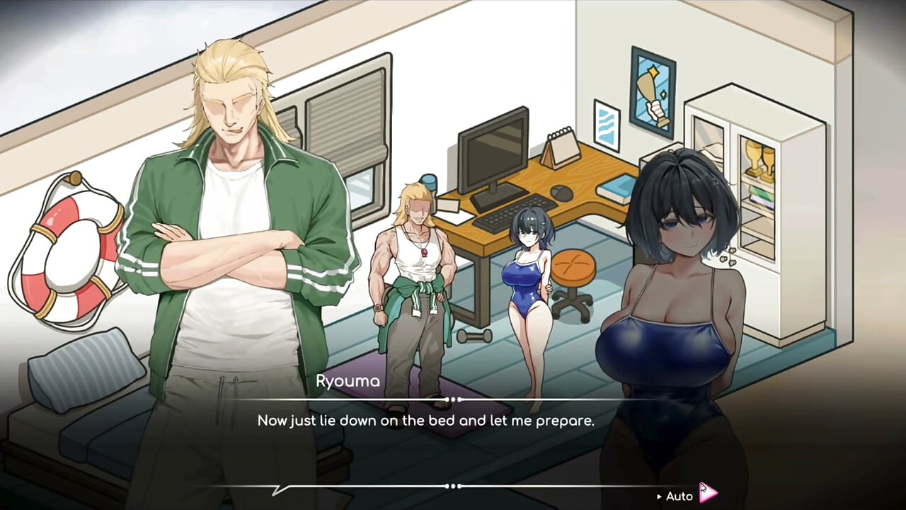 Hentai Oyunu - Kişisel Asistan Esnetme Sikişi ve BDSM Seks Galeri Sahnesi - Lifeguard Holic