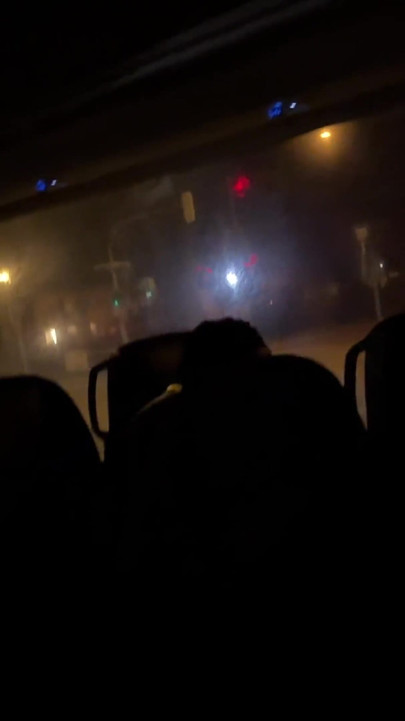 Public Parking Lot Handjob Next to Stranger and Bus Cum Finish | Clip 1