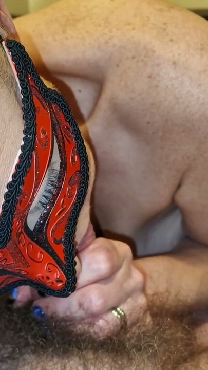 I suck and massage his penis. He looks at my sagging breasts with big nipples. | Clip 1