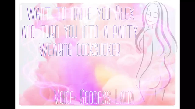 I Want to Name You Alex and Turn You Into a Cocksucker