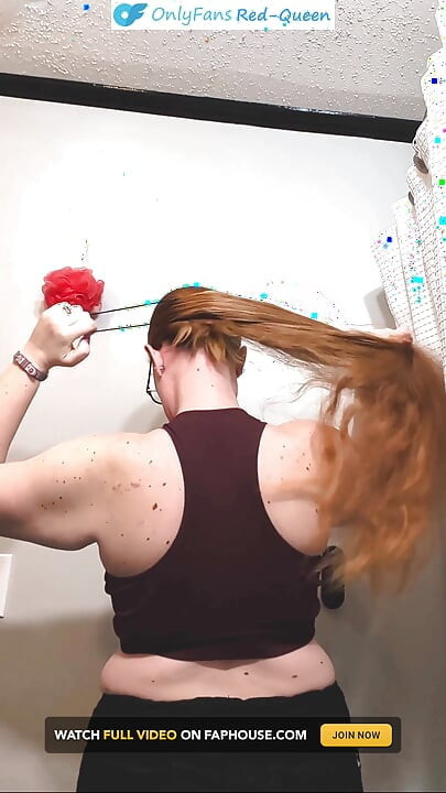 Redhead Rapunzel Brushing and Bunning My Long Ginger Hair