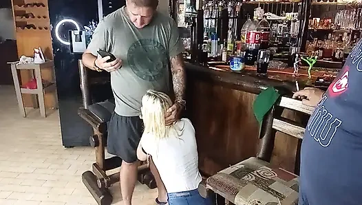 Got Face Fucked by Boyfriend and His Best Friend