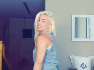 Beautiful Muscular Blonde Twerking Continued