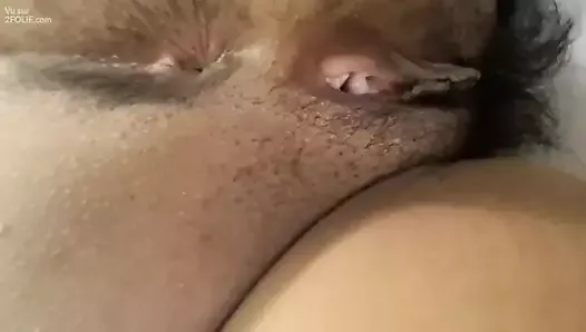 Ass and hairy black pussy