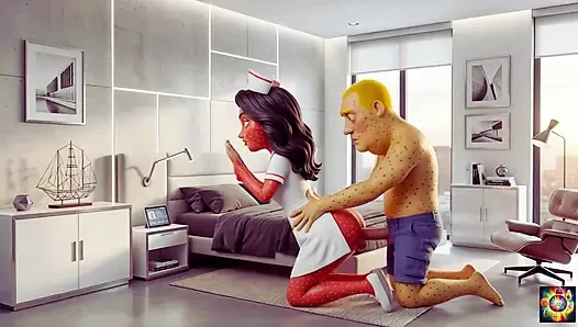 Hemşireyle gece geç saatlerde - ai hentai asmr