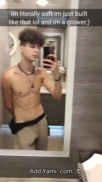 showing dick print in public