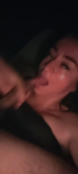 MILF Sucking and Sucking Cock Until It Comes on My Face I Masturbate in My Mouth and Swallow Milk