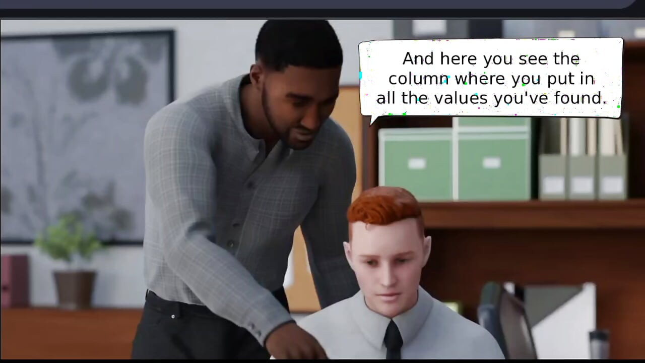 Interracial hard work for the office newbie!