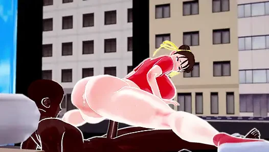 CHUN-LI FUCKS BBC AND GET PREGNANT