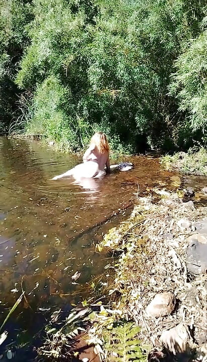 I took my stepmother to see a stream, and she ended up taking off all her clothes in front of me.