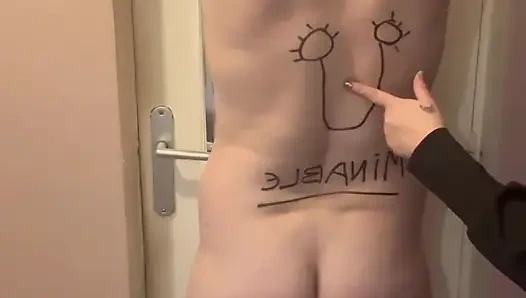 A Submissive Tied up and Humiliated