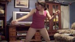 Milf dancing with no pants 