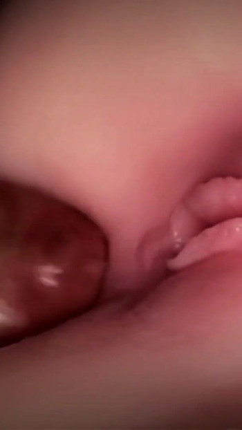 Iconic moment from "gently and slowly inserting a dick into her anal close-up before going to bed"