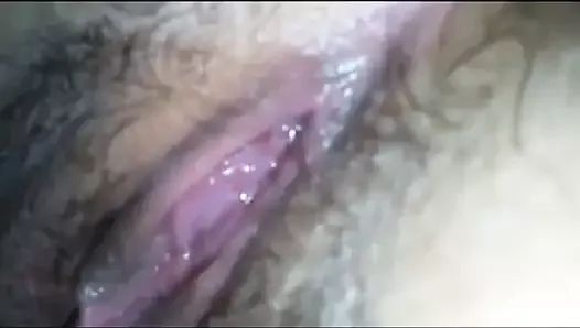 PLaying with my Fat BBW GF yummy wet dripping pussy lips