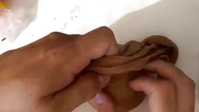 How he put my tits together at home !!