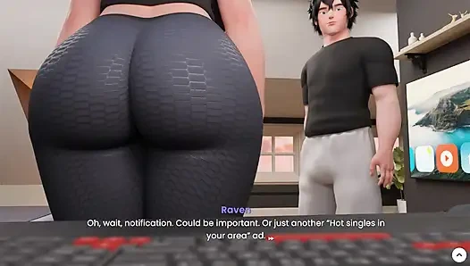 Meine gotische mitbewohnerin will, dass ich gnadenlos ihre muschi ficke