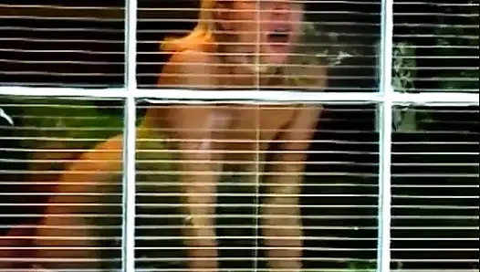 Blonde gets hard pussy pounded on the couch